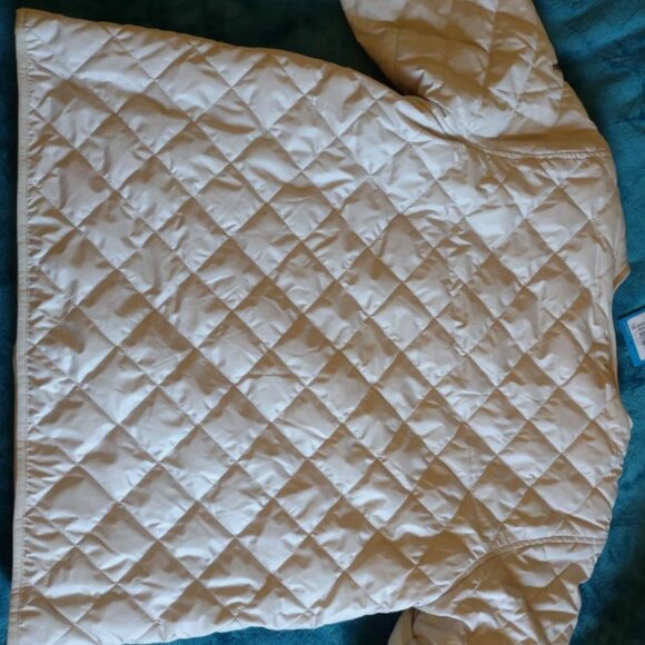 Columbia Women Beige Quilted Copper Crest Collarless Casual Jacket Lg WK 920 - Picture 6 of 7